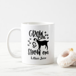 Show Goat Custom Name Kaffeetasse