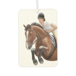 Show Jumping Reitpferd Air Freshener Autolufterfrischer