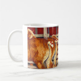 Show-Mädchen - belgische Pferde Kaffeetasse