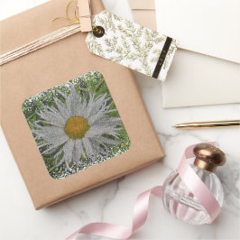 Show Me A Daisy #1 Quadratischer Aufkleber