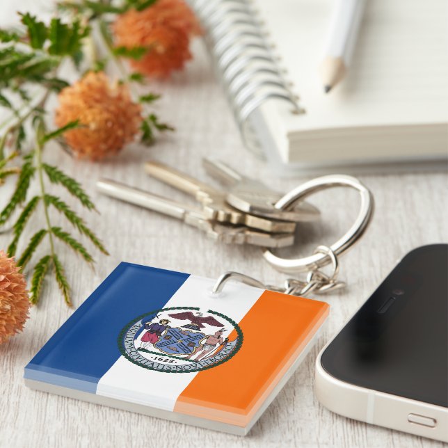 Show off your colors - New York Schlüsselanhänger (Vorderseite rechts)