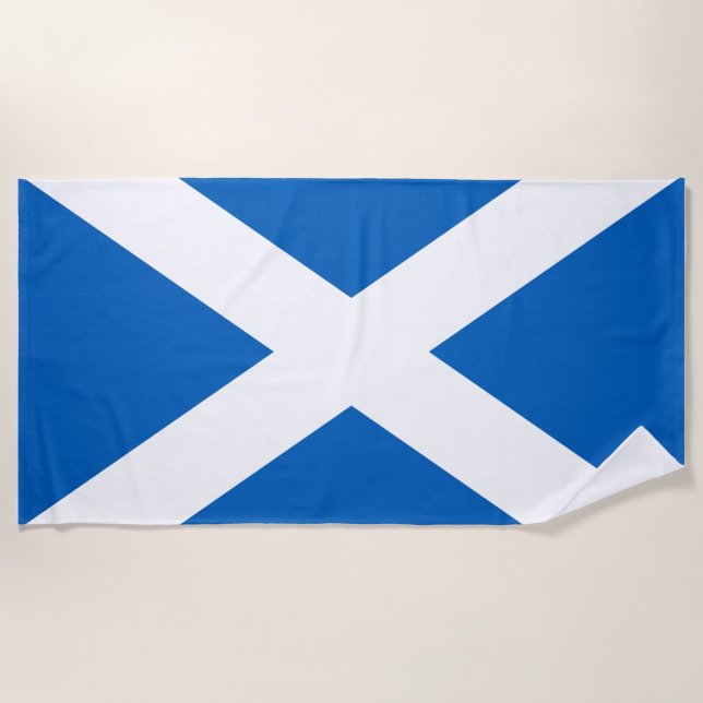 Show off your colors – Scotland Strandtuch (Vorderseite)
