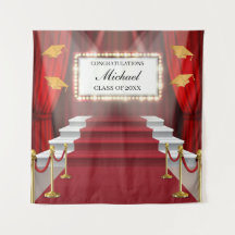 Show Red Carpet Graduation Backdrop banner