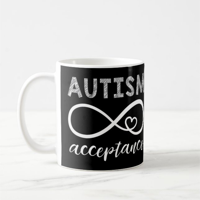 Show support for Autism Acceptance with this advoc Kaffeetasse (Links)