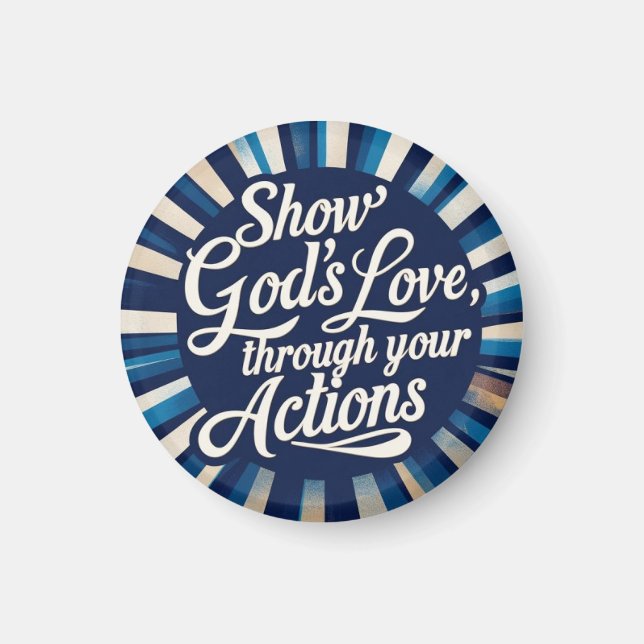 Show the world magnet (Vorne)