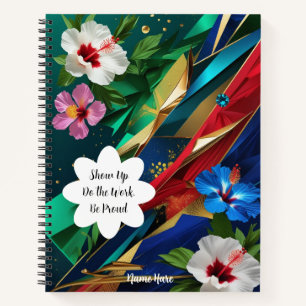 Show up Do Work Be Stolud - Personalisiert Motiva Notizbuch
