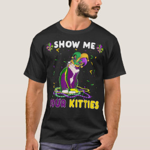 Show Your Kitties Funny Cute Cat Masked Dienstag G T-Shirt