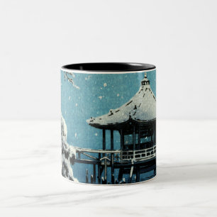 Showa Era, Winter von Tsuchiya Koitsu Zweifarbige Tasse