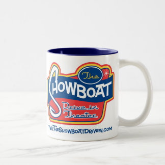 Showboat-Antrieb in der zwei Ton-Tasse 11oz. Zweifarbige Tasse