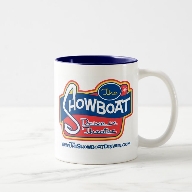 Showboat Antrieb-in der zwei Ton-Tasse Zweifarbige Tasse (Rechts)