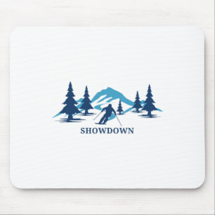 Showdown Montana Skigebiet Skifahren Skifahrer  Mousepad