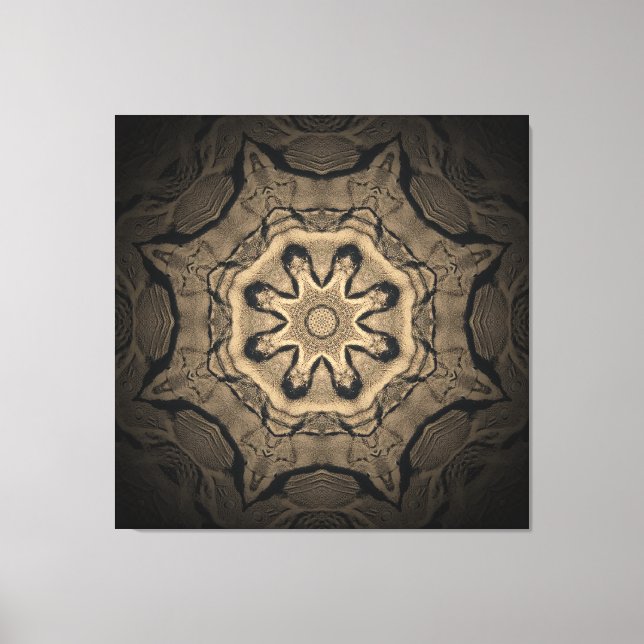 Showdrucke im Sand Mandala Leinwanddruck (Vorderseite)
