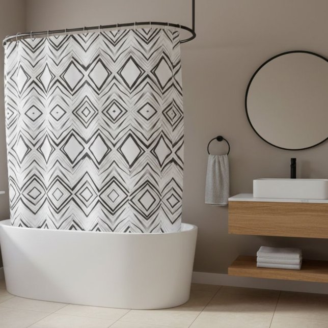 Shower curtain for contemporary bathroom duschvorhang (Von Creator hochgeladen)