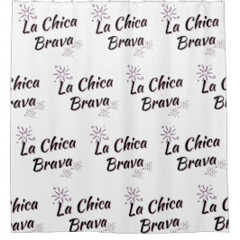 SHOWER CURTAIN - "LA CHICA BRAVA" DUSCHVORHANG