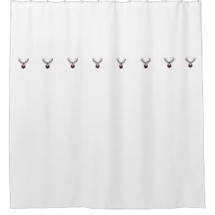 Shower curtain with deer / Duschvorhang mit Hirsch