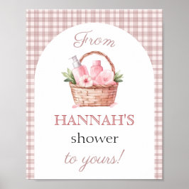 Shower Pink Fresh off the market Bridal Shower Poster
