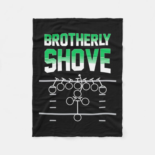 Showfick Funny Football Fans Geschenk Fleecedecke (Vorderseite)