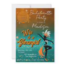 Showgirl-Einladung