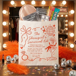 Showgirl Era Bachelorette Party Survival Kit Geschenktütchen