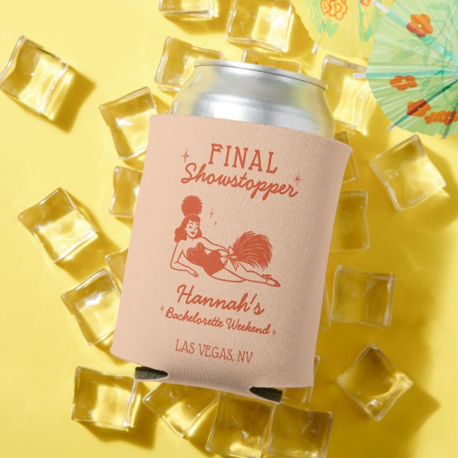 Showgirl Final Showstopper Bachelorette Dosenkühler (In Situ Sommer)