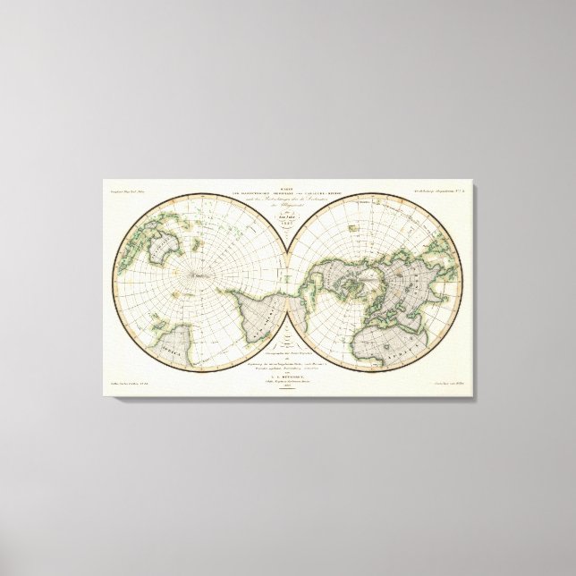 Showing Magnetic Declining Leinwanddruck (Vorderseite)
