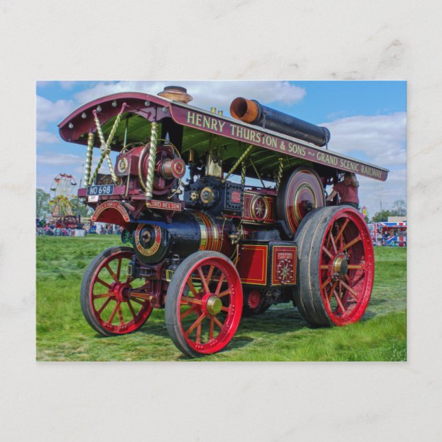 Showmans Engine "Lord Nelson" Postkarte (Vorderseite)