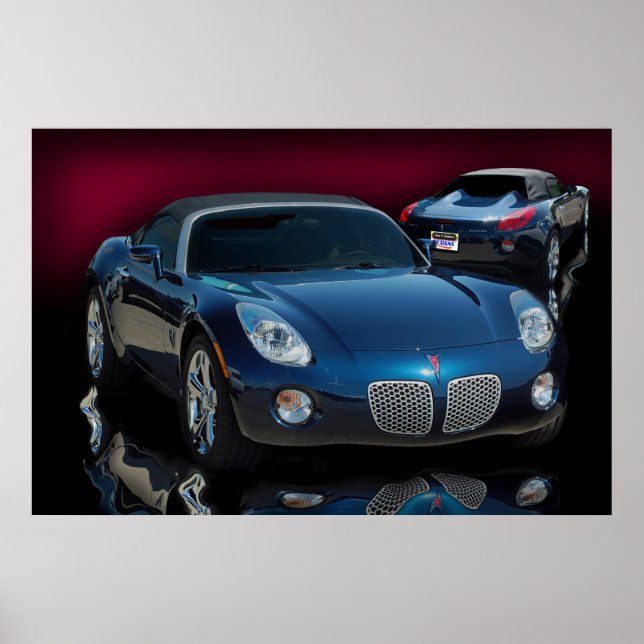 Showroom Frisierte Auto Poster (Vorne)