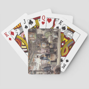 Showroom of a Lantern Merchant in Peking, from 'Ch Spielkarten