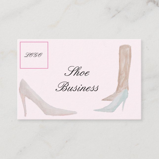 Showshop Fashion Business Card Visitenkarte (Vorderseite)