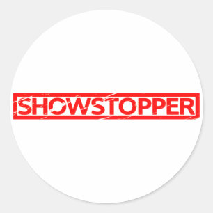 Showstopper-Briefmarke Runder Aufkleber