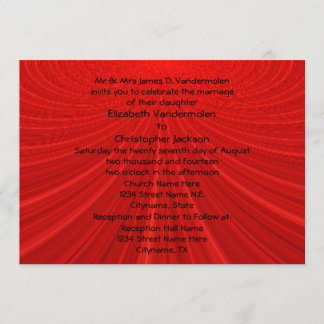 Showstopper Red Wedding Invite Einladung