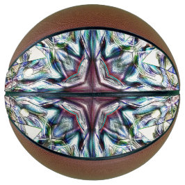 Showtextur Kaleidoskop in sandig silbrigen Farben Basketball