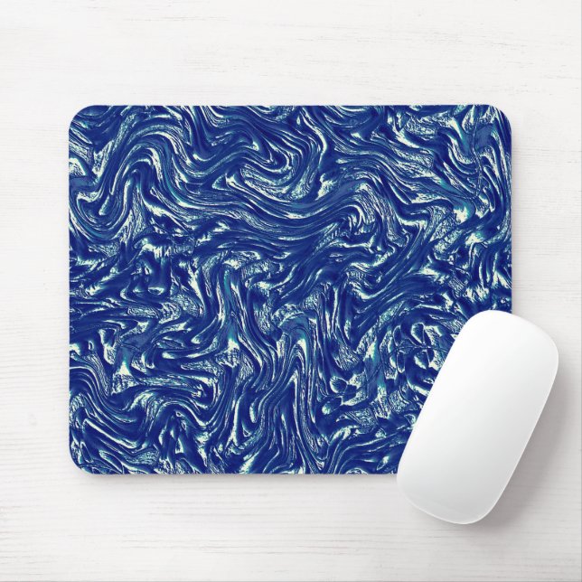 Showtexturierte metallische blau mousepad (Mit Mouse)