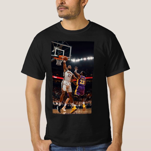 Showtime Hoops: Action-Packed Dunk T - Shirt (Vorderseite)