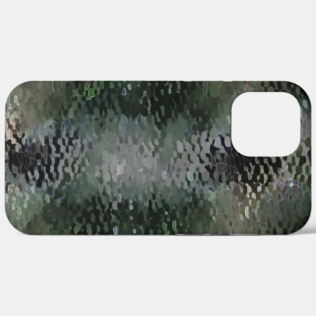 Showy Scaly Plaques, die über dunklen Fonds schwim Case-Mate iPhone Hülle (Rückseite (Horizontal))