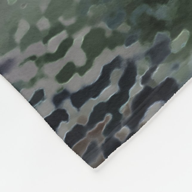 Showy Scaly Plaques, die über dunklen Fonds schwim Fleecedecke (Ecke)