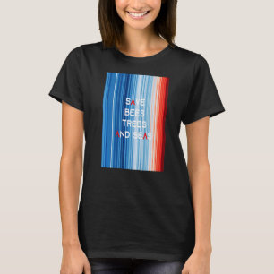 ShowYourStripes u2013 RETTE BIENENBÄUME UND SEEBER T-Shirt