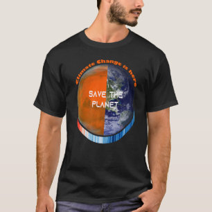 ShowYourStripes u2013 SPEICHERN SIE DEN PLANET-Kli T-Shirt
