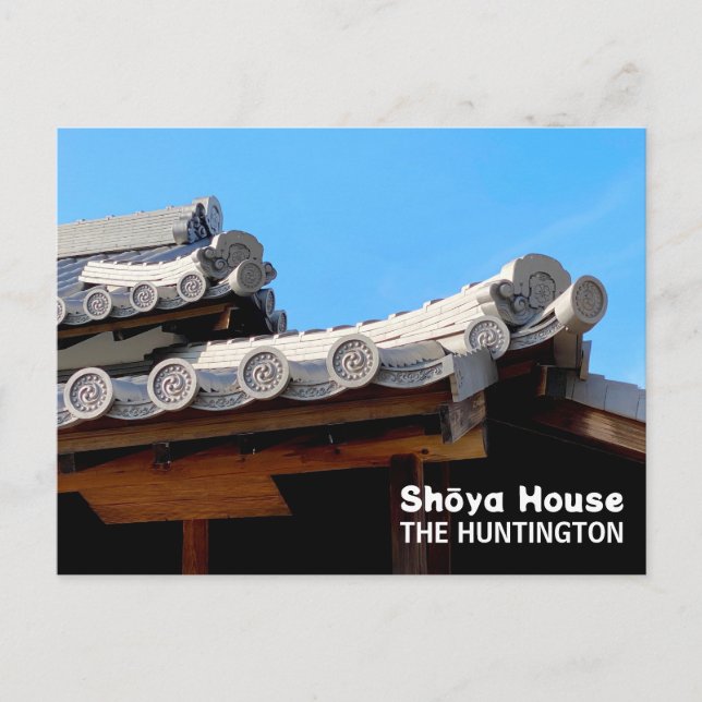 Shōya House Roof Tiles Postkarte (Vorderseite)