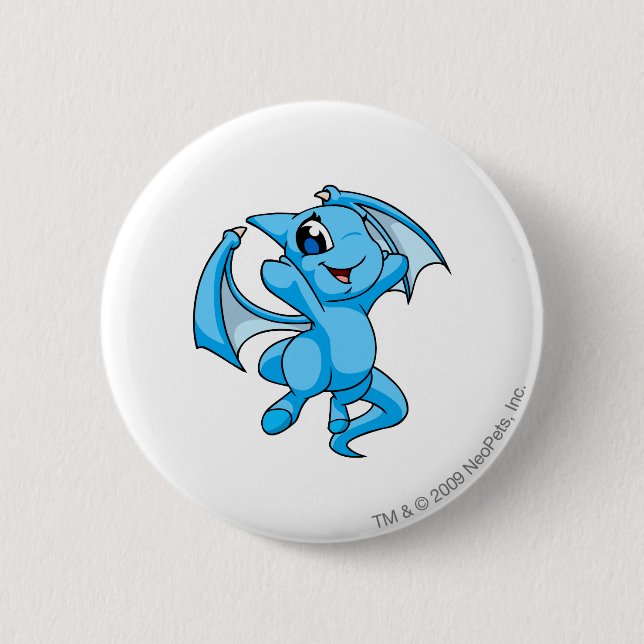 Shoyru Blau Button (Vorderseite)