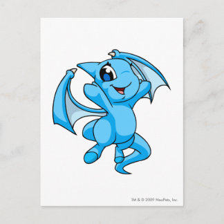 Shoyru Blue Postkarte