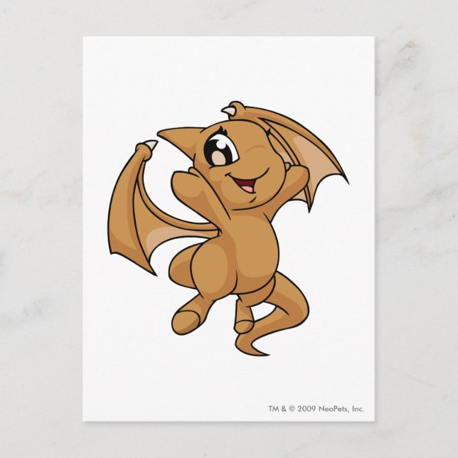 Shoyru Brown Postkarte (Vorderseite)