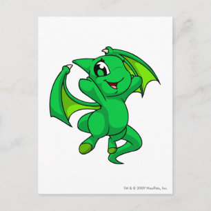 Shoyru Green Postkarte