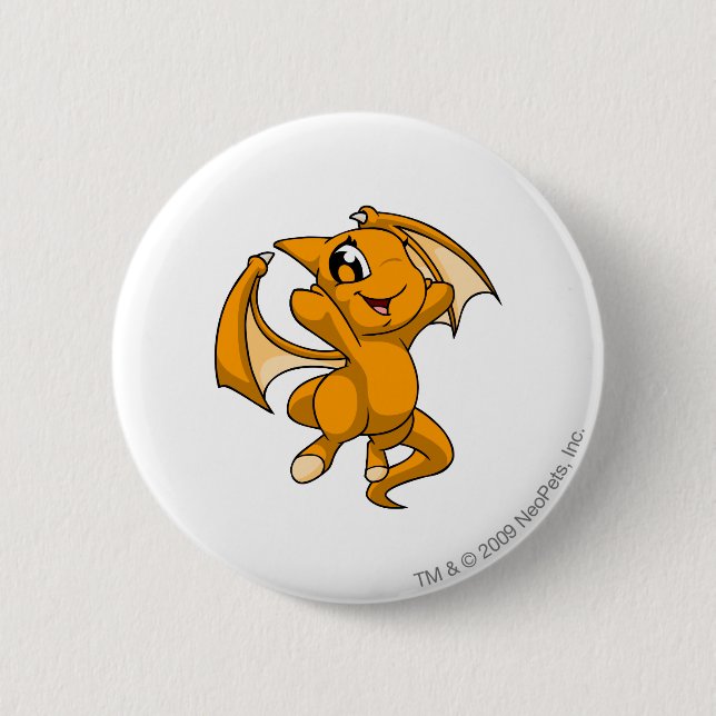 Shoyru Orange Button (Vorderseite)
