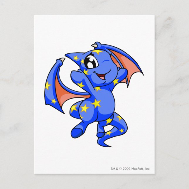 Shoyru Starry Postkarte (Vorderseite)