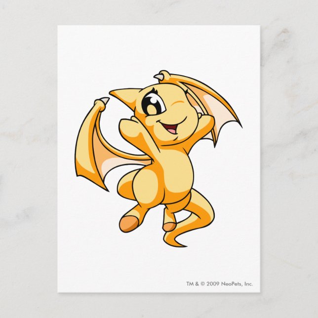 Shoyru Yellow Postkarte (Vorderseite)