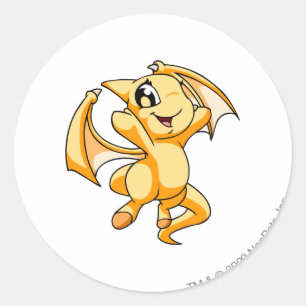 Shoyru Yellow Runder Aufkleber