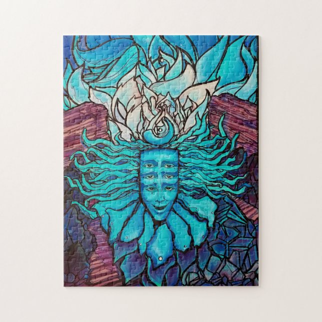 Shpongle Red Rocks Fanart Puzzle by SpaceCake (Vertikal)