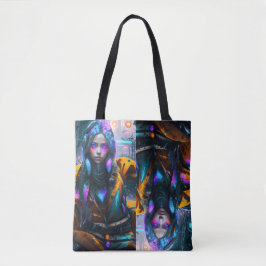 Shpper-Tasche Neon Girl-Design