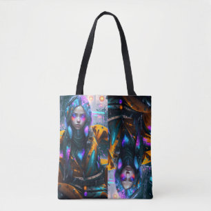 Shpper-Tasche Neon Girl-Design